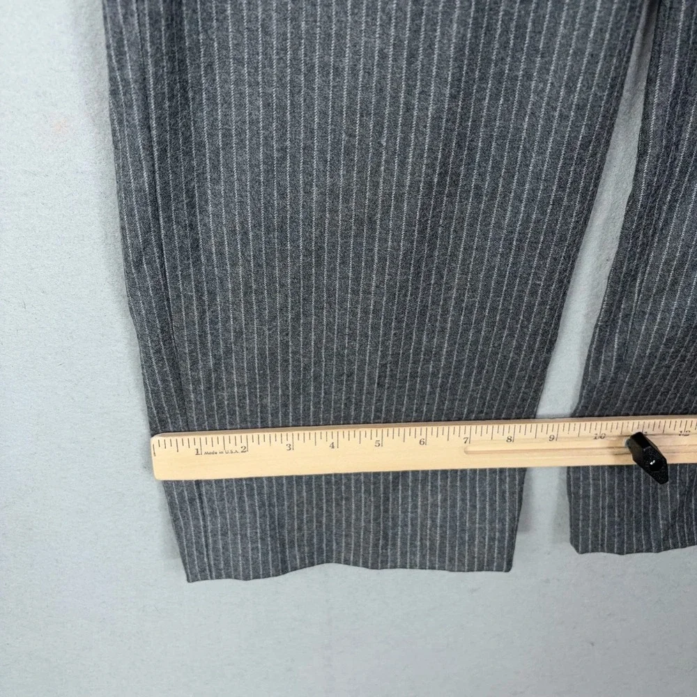 Banana Republic Dress Pants Mens 36x32 Pinstripe Slim Fit Wool Marzotto Business